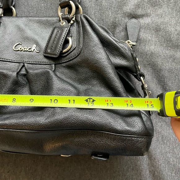 Coach Leather Carryall Satchel Handbag - Picture 9 of 11